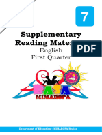 English SRM - First Quarter