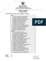 Grade 12 Classlist 2023-2024