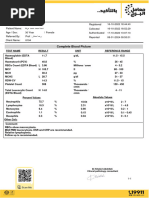 Complete Blood Picture: Clincal Pathology Consultant DR - Khaled Abdellah