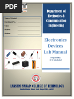 Electronics Devices EC304 Lab Manual