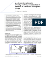 Extended Property Combinations in Thermomechanically Control Processed Steel Plates by Application of Advanced Rolling and Cooling Technology