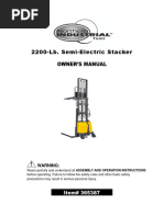 Semi Elictric Stacker