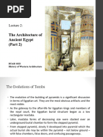 Lecture 2b - The Architecture of Ancient Egypt (Part 2)