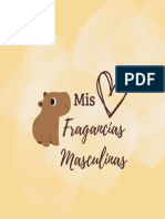 Fragancias Masculinas Stock - Mi Dulce Capibara