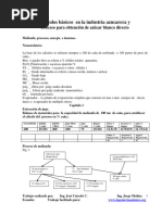 Calculos de Industria Azucarera