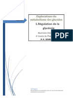 Régulation de La Glycémie