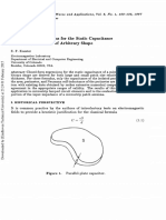 Kuester, Explicit Approx. Static Capacitance Microstrip Patch of Arbitrary Shape, J. EM Waves Waves and Applic., 1988