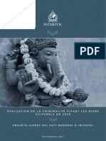 FRENCH - Évaluation de La Criminalité Visant Les Biens Culturels en 2020