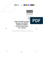 Single S1563S/Dual S1563D Pentium Class 430 HX 75Mhz Thru 200Mhz Pci-Isa System Board User'S Manual