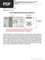 PLC Input and Output Modules