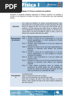 Primera Condición de Equilibrio