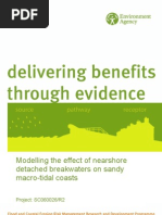 Modelling The Effect of Nearshore Detached Breakwaters