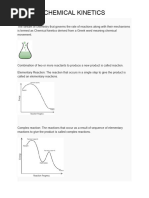 Chemical Kinetics