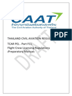 TCAR PEL Part FCL Regulation