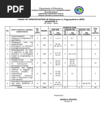 Q3 Test Paper With TOS