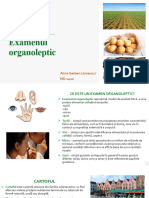 Examinarea Organoleptiă Alina Serban 1422