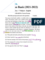 5 English Oral Test Question Bank