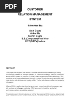 CUSTOMER Relation Managment