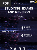 Studying, Exams and Revision - LISTENING