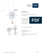 GROHE Specification Sheet 38661000