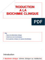 2 - Introduction Au Laboratoire de Biochimie Medicale