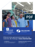 Libro Diferencias Generacionales en Los Valores de Trabajo