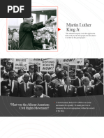 Martin Luther King JR - PowerPoint Presentation