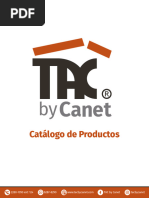 Catálogo de Productos: 2280-1050 Ext: 124 Tacbycanet TAC by Canet 6287-8290