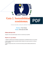 Guia 2. Sostenibilidad en Los Ecosistemas