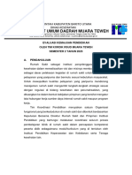 Laporan Evaluasi Kemajuan Pendidikan Oleh Tim Kordik Rsud Muara Teweh Sem 2 2023