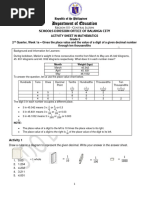 Final Math 5 2nd Quarter