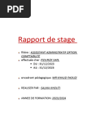 Rapport de Stage