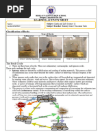 Science 11 LAS Classification of Rocks