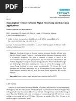 Sensors: Neurological Tremor: Sensors, Signal Processing and Emerging Applications