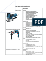 Mobility Aid Electrical Hand Tools Specification3