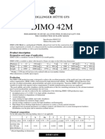 DIMO 42M - Prehardened CrMnMo-alloyed Steel in Mold Quality For The Construction of Plastic Molds