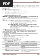 Co-Ordination Compounds