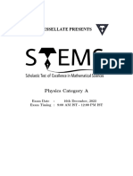 STEMS2024 Physics CategoryA