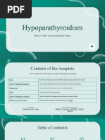 Hypoparathyroidism by Slidesgo