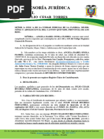 Demanda de Divorcio Controvertido. - Citacion Prensa. - Cogep.-Angela Isabel Oyola Flores.