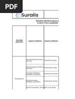 Matriz Aspectos e Impactos Ambientales PTAS Llanquihue V8