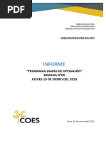 Spr-Ipdo-019-2023 Informe Del Programa Diario de Operación Del Sein