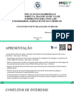 Identificação Das Barreiras E Facilitadores Na Transição de Via de Antimicrobianos Sob A Ótica de Enfermeiros, Farmacêuticos E Médicos