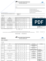 Matriz Curricular