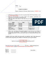 Sworn Statement Attesting The Completeness Accuracy and Correctness of Entries in Books of Accounts