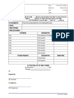 SK Form 013 SK Attendance Sheet Template