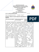 Actividad 2L. de Forma Individual Responde Las Preguntas Que Se Encuentran en El Cuadro Adjunto y Realiza Tú Control de Lectura.