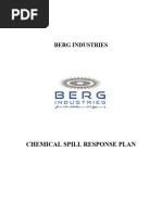 Chemical Spill Response Plan