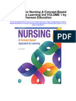 Instant Download Test Bank For Nursing A Concept Based Approach To Learning 3rd Volume 1 by Pearson Education PDF Full