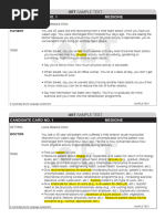 Speaking Sample Test 1 (Medicine)